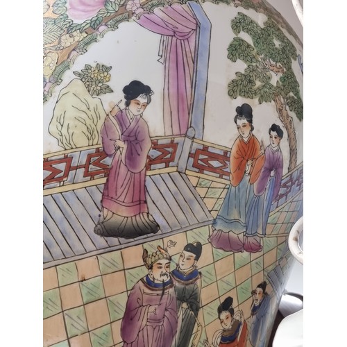 197 - Star Lot : An impressive, very very large vintage Chinese porcelain baluster vase in the Famille Ros... 