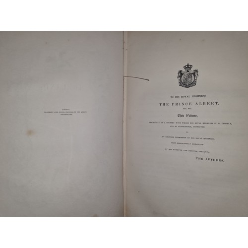 704 - Star Lot: Two wonderful antique books volumes I and III of 'Ireland: Its Scenery, Character, &c.' pu... 