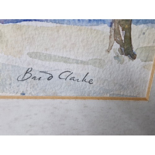 860 - Star Lot: 'Brid Clarke (Irish, b.1941) An original 'Brid Clarke (Irish, b.1941)' watercolour on pape... 