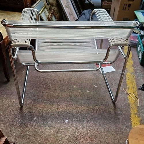 1190 - Super star lot: A Fabulous Italian Spaghetti  B3 Chair by Marcel Breuer 1980s Fabulous design and lo... 