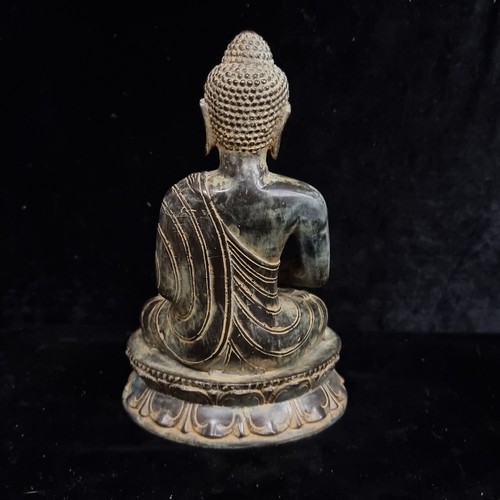 189 - Star Lot : A super heavy Bronze figure of a seated Buddha.