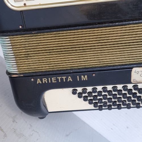 366 - Star Lot : A fabulous 1960's Hohner Arietta IM bass piano accordion. These instruments were made in ... 