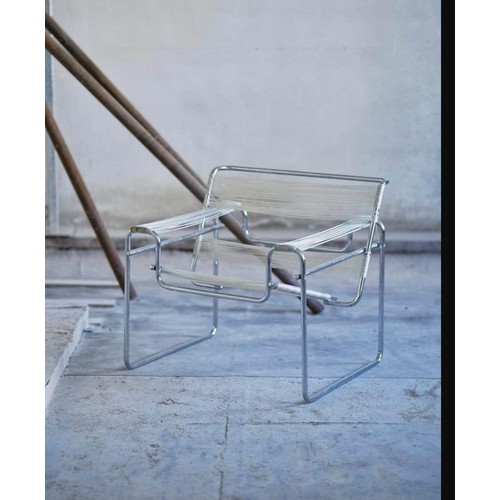 1190 - Super star lot: A Fabulous Italian Spaghetti  B3 Chair by Marcel Breuer 1980s Fabulous design and lo... 