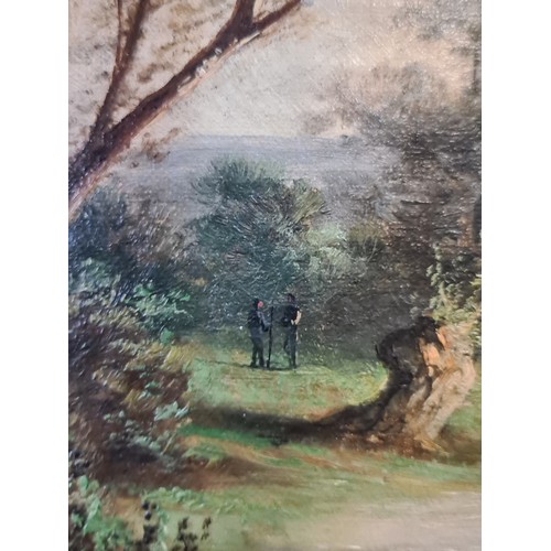 963 - Star Lot: 'John S Thompson (19th Century)' Two original oil on canvas 'John S Thompson (19th Century... 