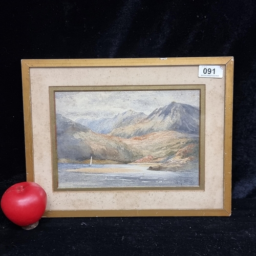 1411 - Star Lot: A brilliant 19th century watercolour on paper painting titled 'Mawddach River, Barmouth'. ... 