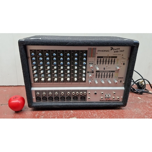 Phonic Powerpod 1062 powered mixer with built-in amplifier