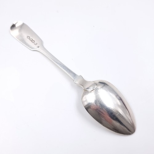 35 - Star Lot: Four Victorian Irish silver spoons, dated 1848. Made by George Waterhouse & Co. Length 15c... 