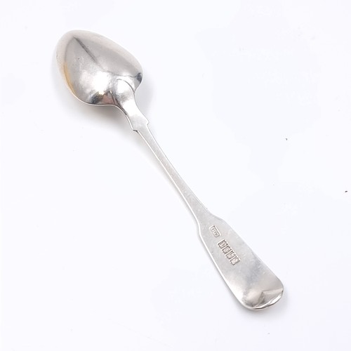 38 - Star Lot: Five Georgian Irish silver spoons dated 1811. Made by John Power Silversmith. Length 13cm.... 