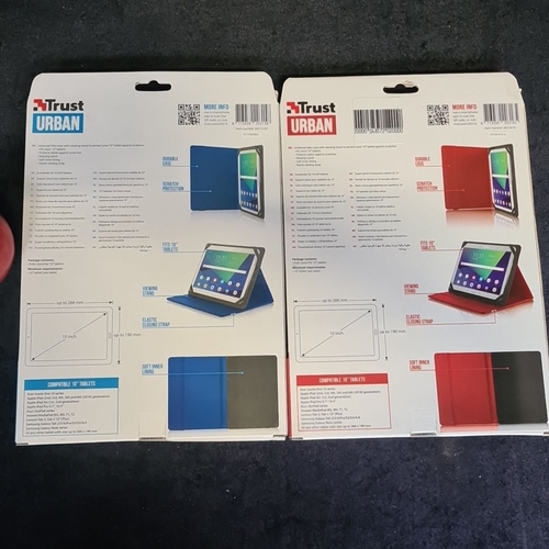 122 - Three Trust Urban Primo protective folio cases for 10