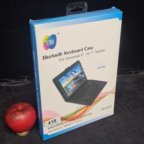 124 - Boxed E-Blue Bluetooth Keyboard Case for 9