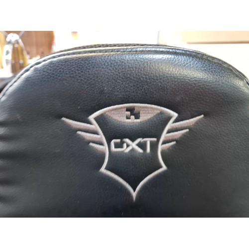 19 - A Trust GXT 708B Black Gaming Chair. RRP €239.95 A bread new chair from technology cafe.