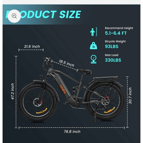 13 - Super Star Lot: An Ailife X20B eBike. RRP €1,950.00 via www.outdoorsy.ie

ELECTRIC BIKE FOR ADULTS
2... 