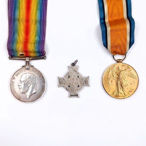 146 - A group of three medals awarded to Private C.G. McKibben, service number 905162, of the 49th Battali... 
