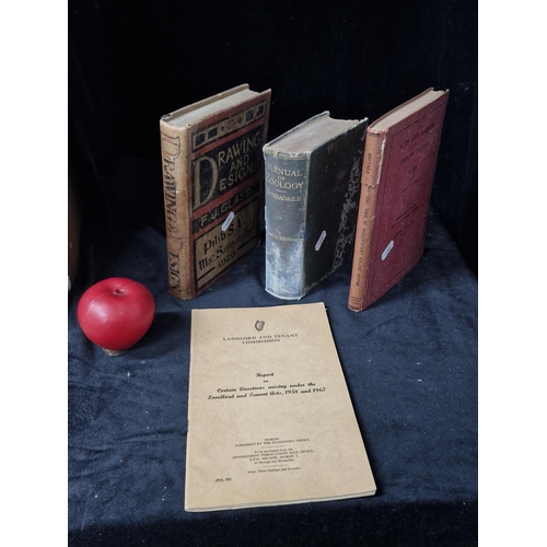 888 - Four interesting vintage publications including an Irish 'Landlord and Tenant Commission Report' and... 