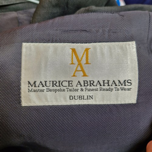 392 - A gentleman's Maurice Abrahams Dublin wool suit. Jacket size 44 - 46L and Trousers W34 L36.