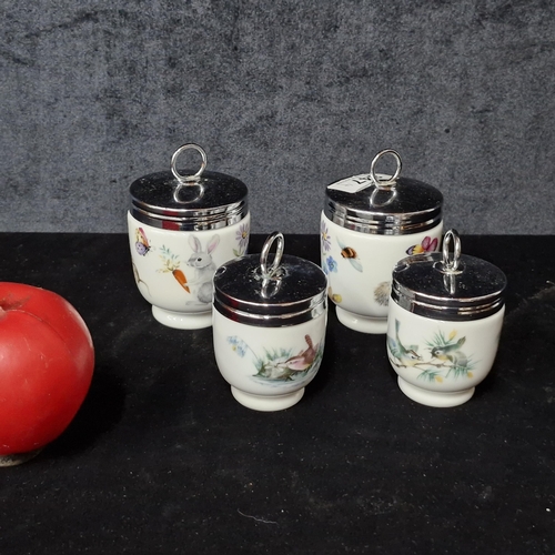 847 - Four Royal Worchester true porcelain 1970's 