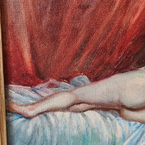 757 - Star Lot: A very well achieved oil on canvas painting after a Diego Velázquez painting c.1650 titled... 