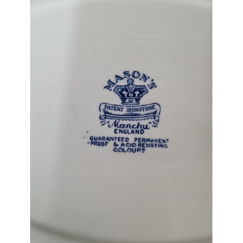 858 - Two vintage Mason's Ironstone serving platters in the 