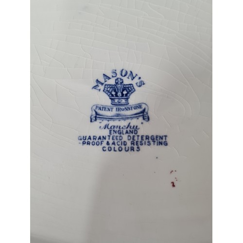 858 - Two vintage Mason's Ironstone serving platters in the 