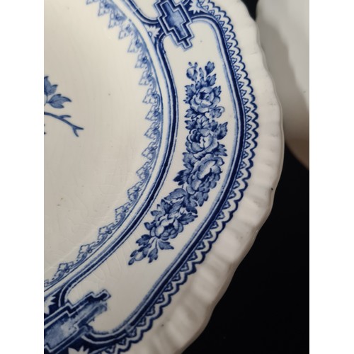 858 - Two vintage Mason's Ironstone serving platters in the 