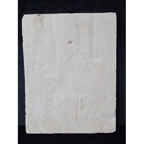 896 - An Icon Oceanus Mosaics tile. Oceanus was a primordial Titan, the god of the great, earth-encircling... 