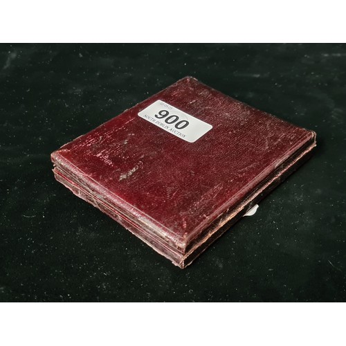 900 - An original miniature hand painted portrait painting. Features a Gentleman from the Victorian period... 