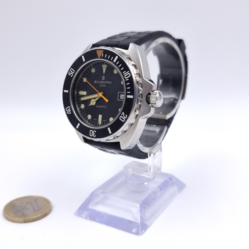 Star Lot: A rare Scubapro 500 Quartz professional diver wrist watch ...