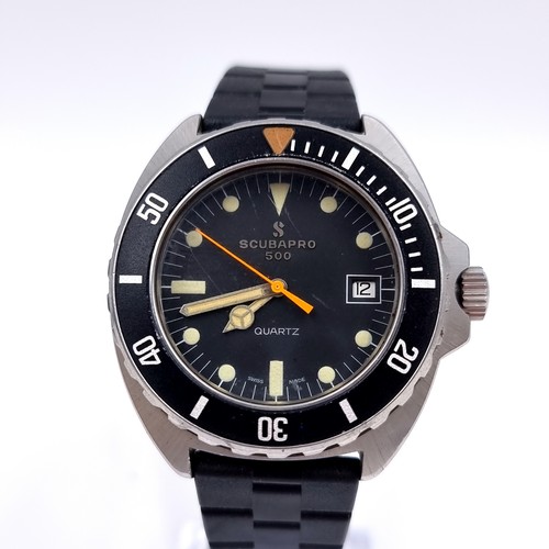 Star Lot: A rare Scubapro 500 Quartz professional diver wrist watch ...