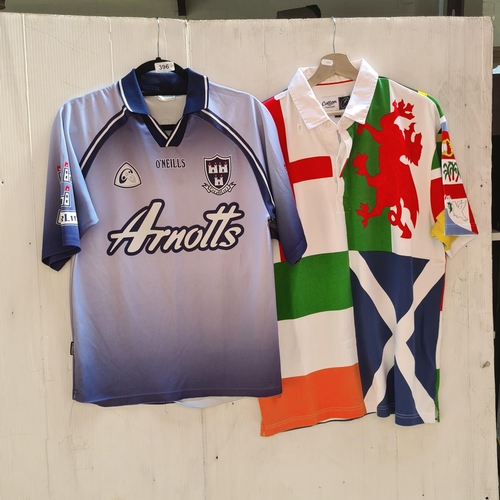 Maillot Rétro Dublin GAA Blanc - Taille XL, Arnotts O'Neills, Football Gaélique, Années 2000