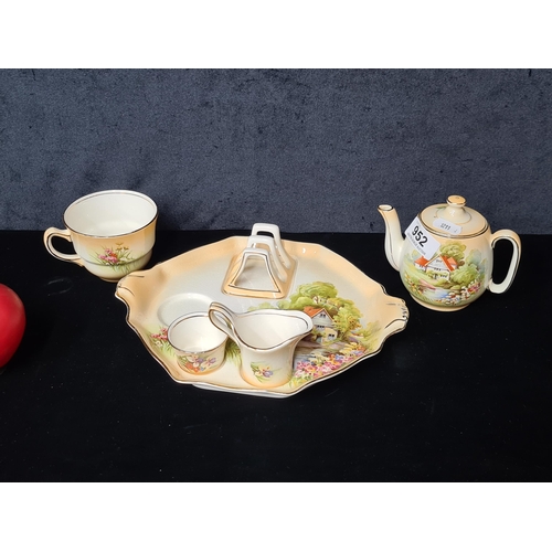 A selection of five 'Royal Winton' Breakfast / tea set. Features the ...