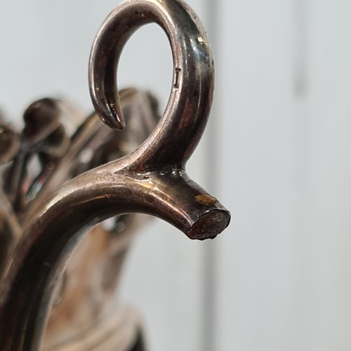 1222 - Super Star Lot: An exceptional antique Irish silver substantial religious sanctuary lamp, masterfull... 