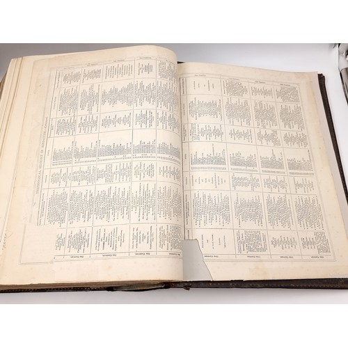 1223 - Star Lot: A superb example of an antique very large Holy Bible with beautiful plates, protected by r... 
