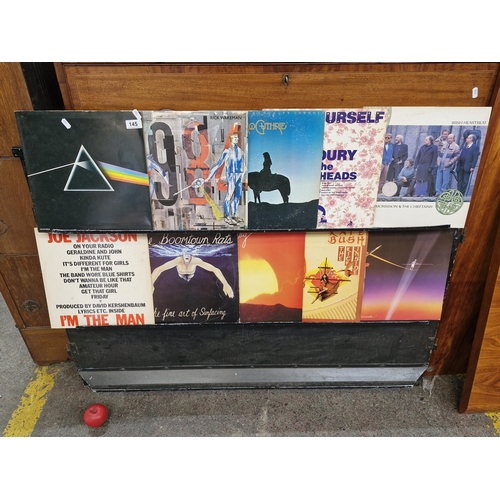10 vinyl records including examples such as Pink Floyd Dark Side of the ...