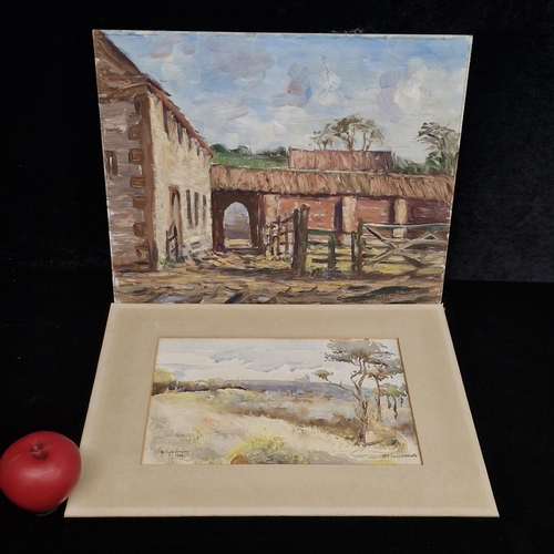 Star Lot: A charming original 'W Ryle Smith' watercolour on paper ...