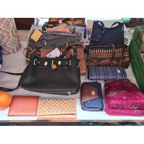 A large selection of brand new stylish ladies bags and purses.