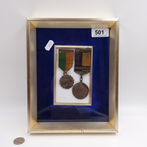 501 - Super Star Lot  : An original 1916 Rising Service Medal and war of Independence medal with Cormac cl...