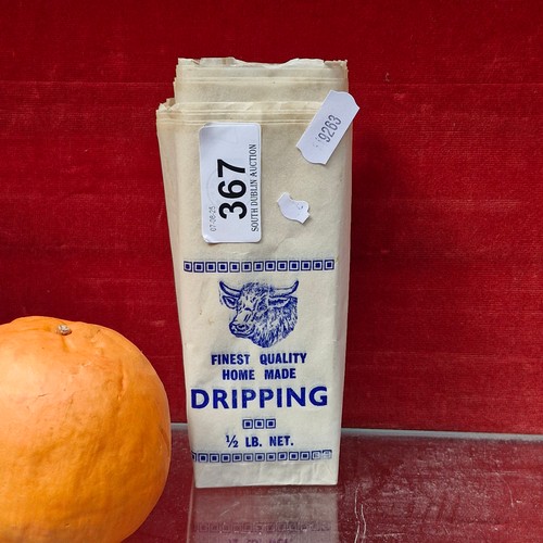 10 vintage unused Beef Dripping waxed paper wrappers. Great for vintage ...