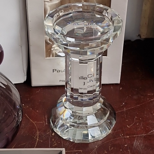 Mixed lot comprising Galway Irish Crystal boxed wine decanter and cut  tumbler, Paul Costelloe Living