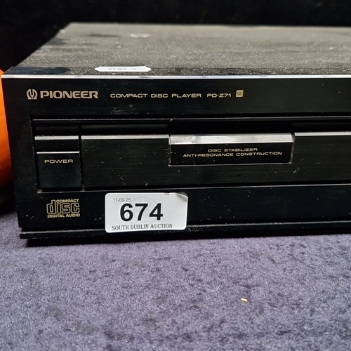 Pioneer PD-Z71 compact disc player, manufactured in Japan, October