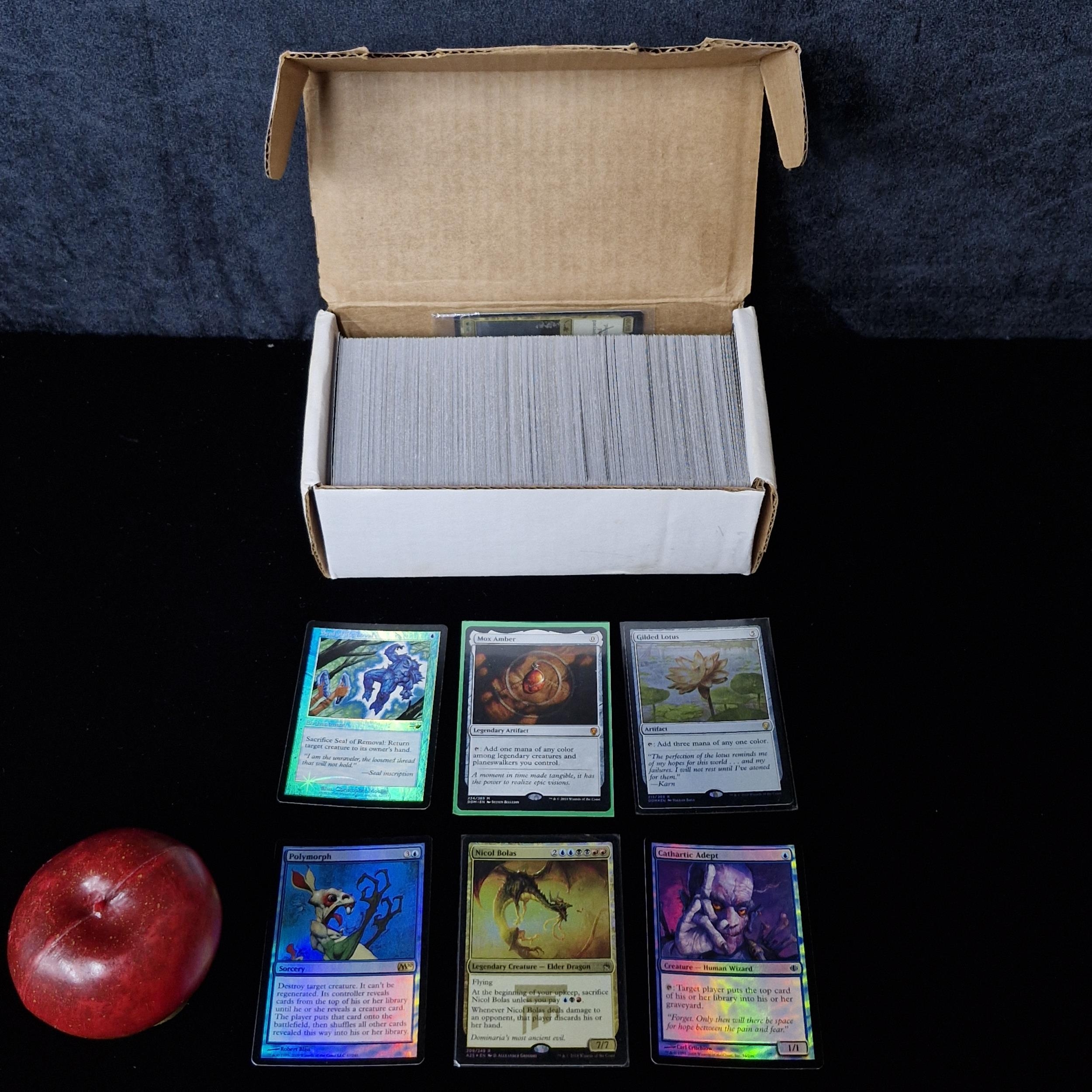 An amazing large selection of 'Magic The Gathering' gaming cards.