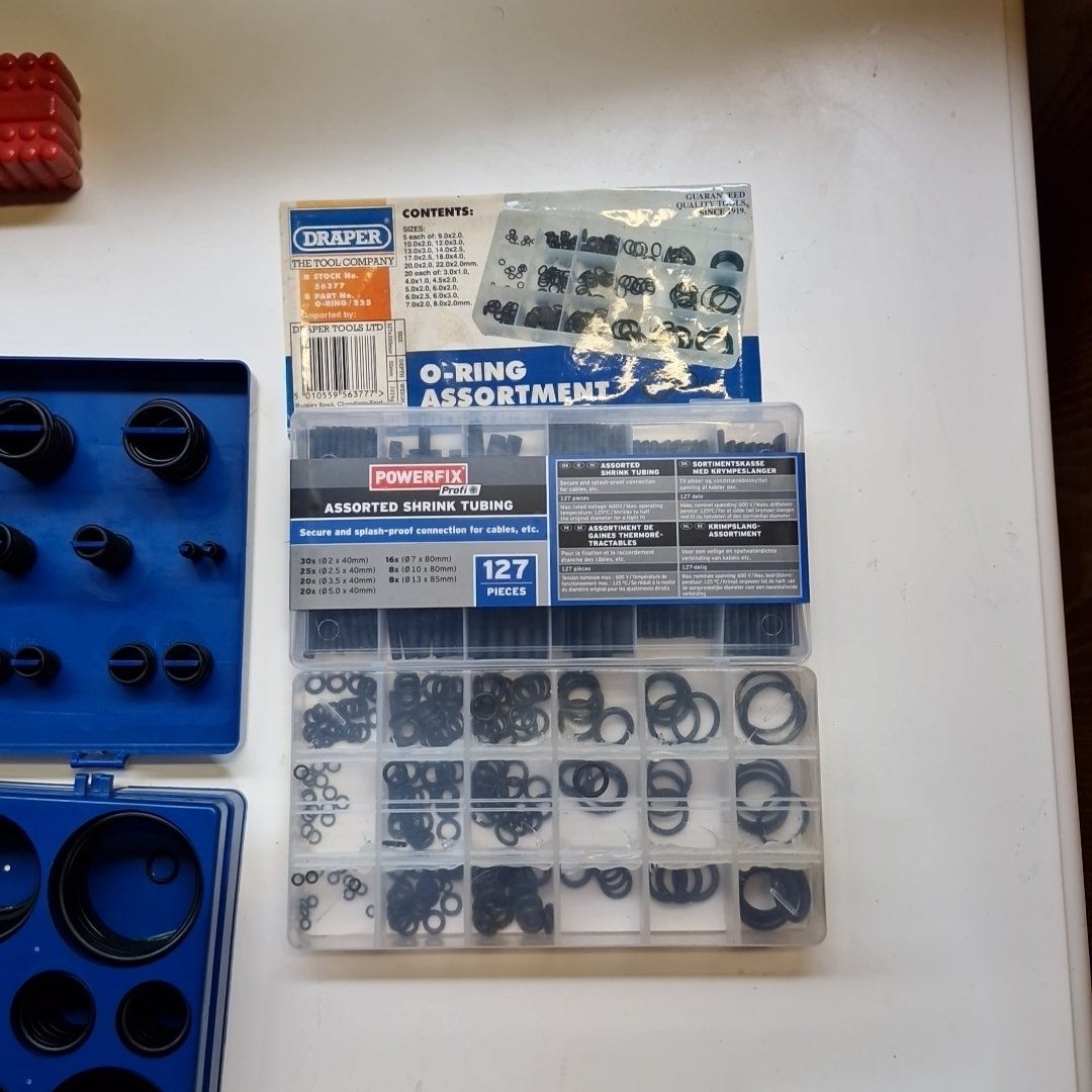 Group of workshop tools and consumables including Powerfix magnetic ...