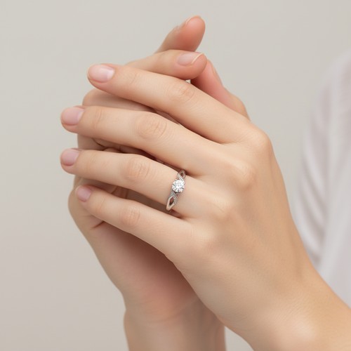2 - Star Lot : A super  Diamond Solitaire nine carat gold ring. Size - O, Weight - 1.74 grams. Approx. E... 