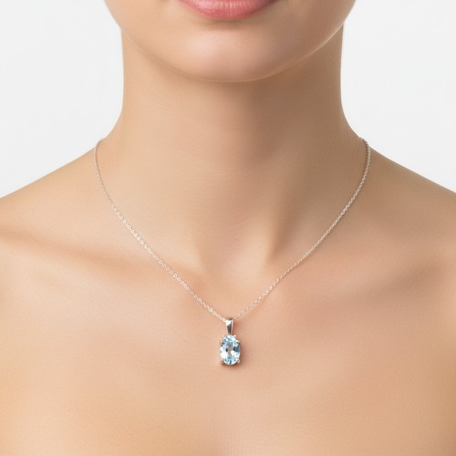 14 - Star Lot : A Diamond and Topaz nine carat gold pendant. Weight - 0.7 grams.  Just the pendent the ch... 
