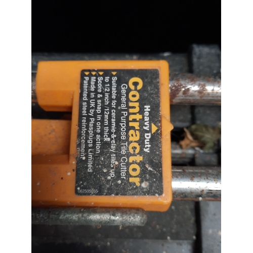 Group of three DIY tools comprising a Heavy Duty Contractor manual tile ...