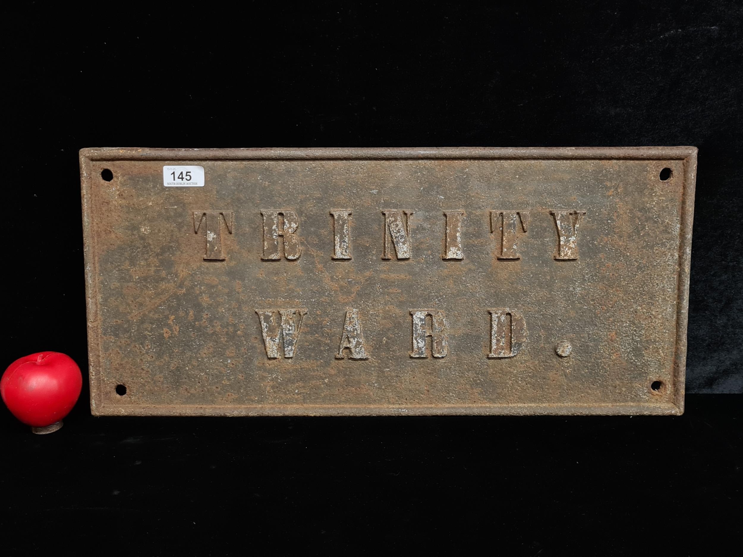 Star Lot : A fabulous rare antique 1850-1890 cast metal sign for ...