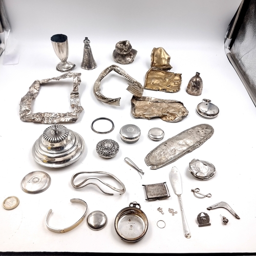 Star Lot : A mixed lot comprised of Sterling Silver items. Scrap Silver ...
