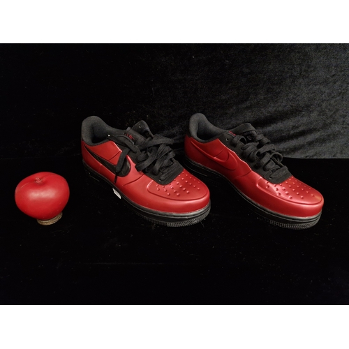 air force 1 foamposite cup red