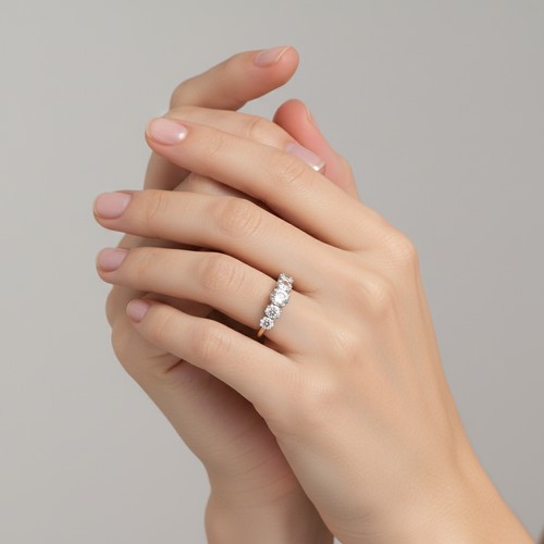 5 - Star Lot: A pretty nine carat and Silver gemstone ring. Size - P, Weight - 2 grams. Please note, the... 