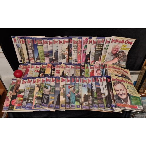 121 - An excellent large selection of 'Ireland's Own' publications/ Mostly dating to late 2010's. Approx. ... 