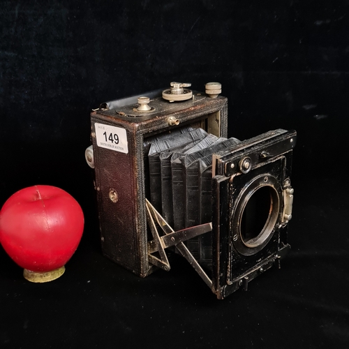 149 - A vintage 1950s 'Zeiss Ikon Contessa-Deckrullo Nettel' folding plate camera. (body only ) 
RRP:£175 ... 